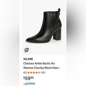 Women's Black Ankle Boots